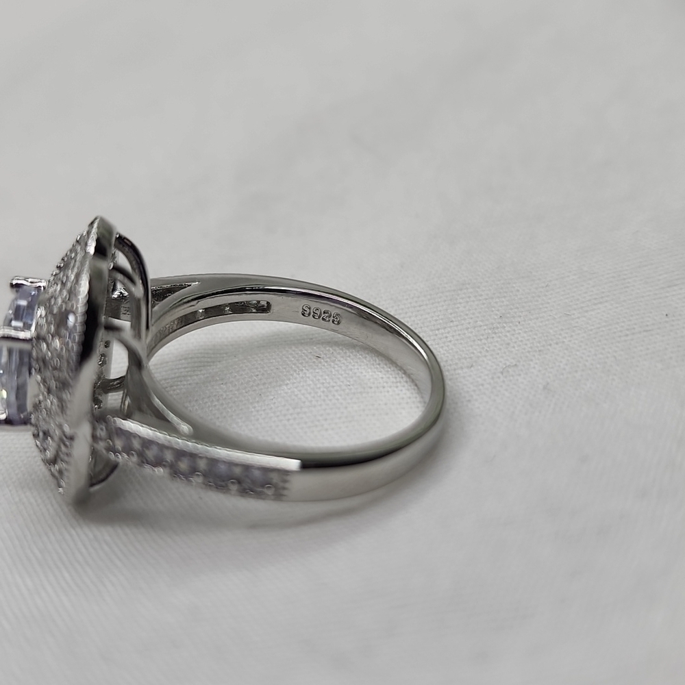 πNWT ART DECO DIAMOND RINGπ - Picture 8 of 10